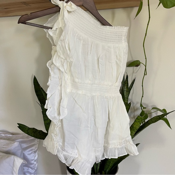 Free People Feeling Fancy Romper. Size: XS - Picture 9 of 12